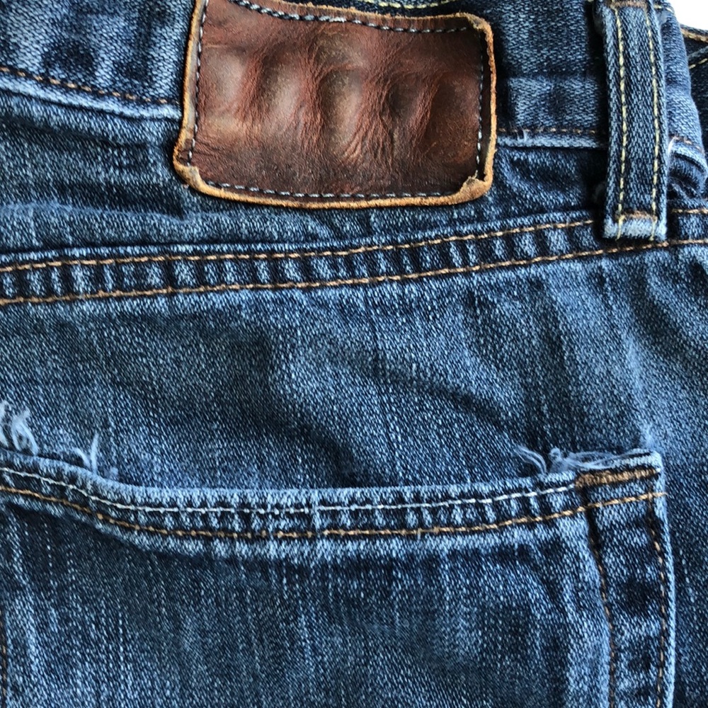 Men banana republic relaxed vint med dark  34/32